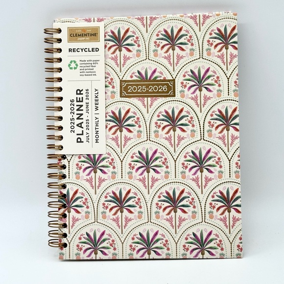 2025-2026 Clementine Paper inc. 12-month Weekly Monthly Planner (Bohemian) - Picture 1 of 10